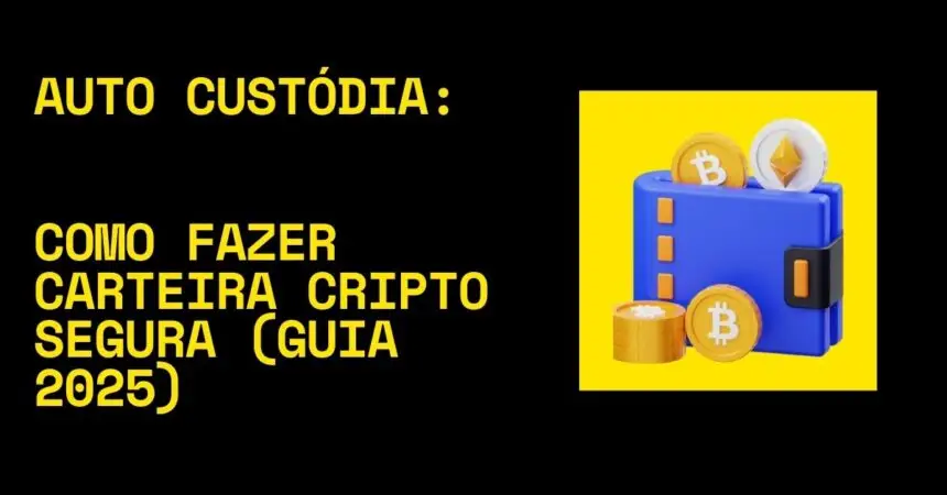 Como Fazer auto custodia com carteira cripto